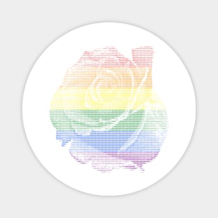 Pride ASCII Rainbow Light Color Magnet